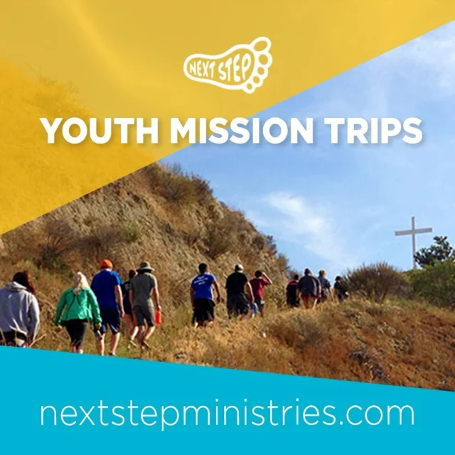 🌎 Ready to make an eternal impact? ✝️
Mission trips are more than just a getaway—they’re life-changing experiences for your students! 🚀💥 Next Step will assist your youth group to embark on an unforgettable journey to serve, grow, and spread the love of Christ. 🙌

✨ Why Next Step?
	•	✨ Personalized trip planning & support
	•	🎥 Original engaging film series 
	•	🤝 Serving communities in need
	•	💡 Hands-on experience for spiritual growth
	•	🌱 Build lasting relationships with other youth groups

It’s time to step out in faith and take your students on a mission trip that will transform their hearts and their communities. 💖 Ready to say YES? 🙏

👉 DM us or visit our website to learn more and start planning today! 📲 #NextStepMinistries

#MissionTrips #YouthMinistry #ServeOthers #YouthPastors #YouthGroup #JesusInAction #MissionTrip2024 #NextStep #ChristianYouth #FaithInAction #ChurchOutreach #ServeAndLove #ImpactTheWorld #YouthMissionTrips #GlobalImpact #KingdomBuilding #YouthForChrist #MissionJourney